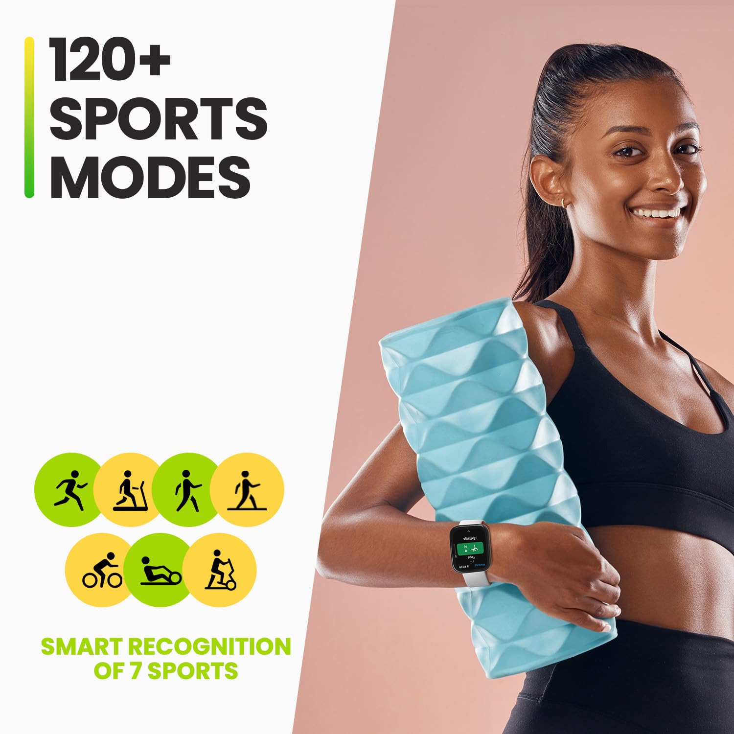 Foto 6 pulgar | Reloj Inteligente Amazfit Bip 5 con Pantalla Ultra Grande Negro - Venta Internacional