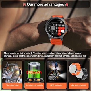 Foto 6 | Reloj Smartwatch Tiwain con Bluetooth-Venta Internacional
