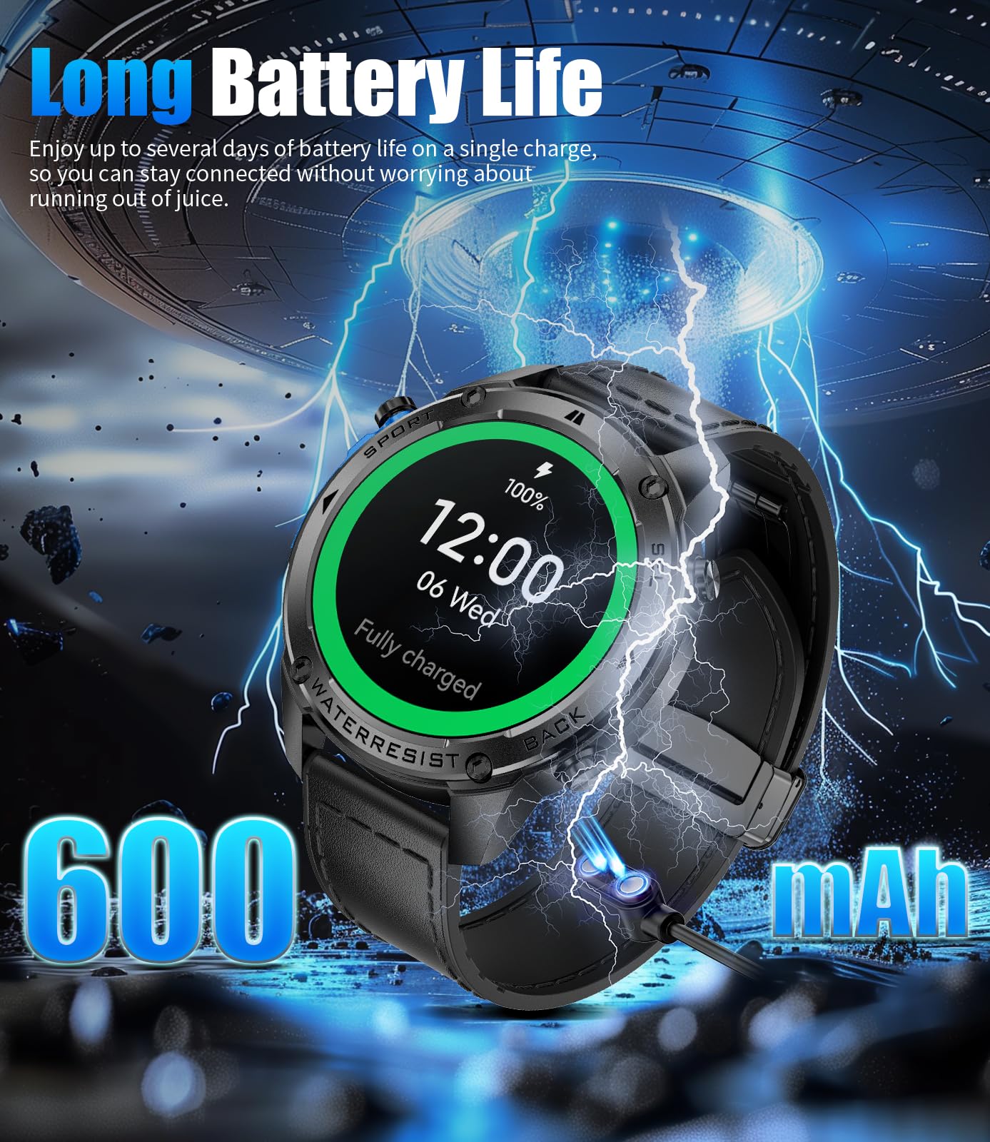 Foto 8 pulgar | Reloj Inteligente Lige Gps Militar 170 Modos - Venta Internacional