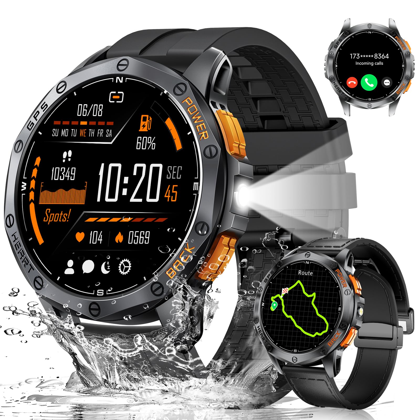 Foto 2 pulgar | Reloj Smartwatch Lige Negro para Hombre-Venta Internacional