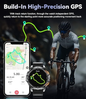 Foto 2 | Reloj Smartwatch Lige Negro para Hombre-Venta Internacional