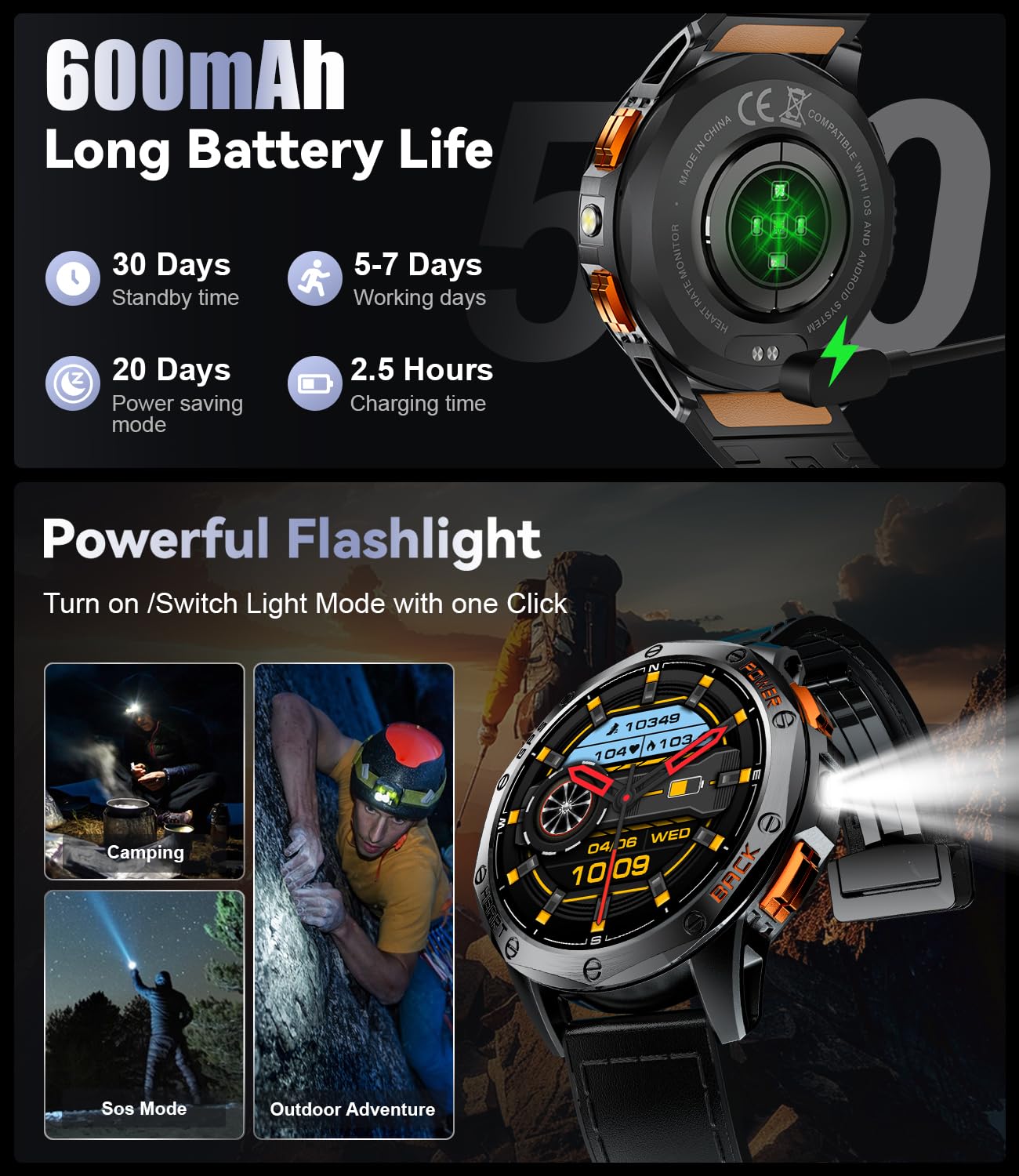 Foto 4 pulgar | Reloj Smartwatch Lige Negro para Hombre-Venta Internacional