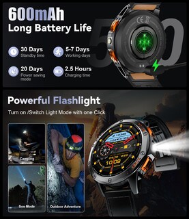 Foto 3 | Reloj Smartwatch Lige Negro para Hombre-Venta Internacional