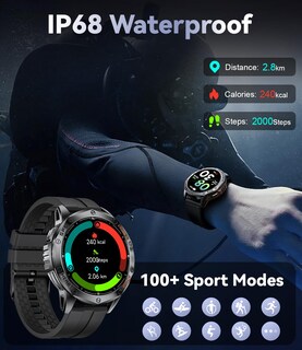 Foto 5 | Reloj Smartwatch Lige Negro para Hombre-Venta Internacional
