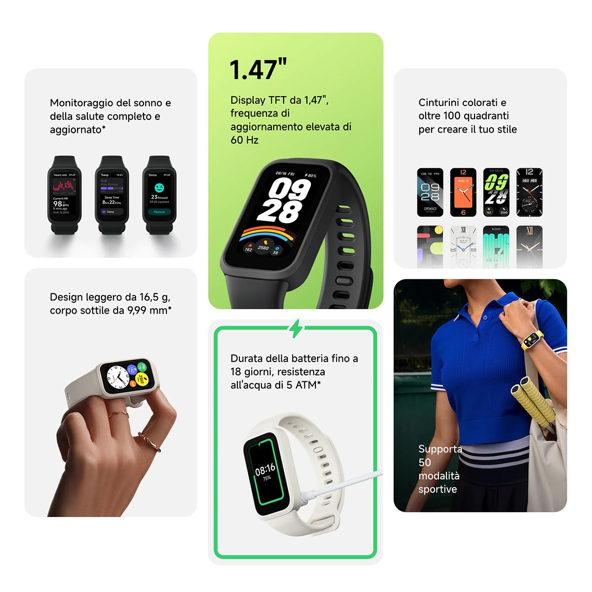 Foto 3 pulgar | Banda Inteligente para Xiaomi 9 Active Global Rosa - Venta Internacional