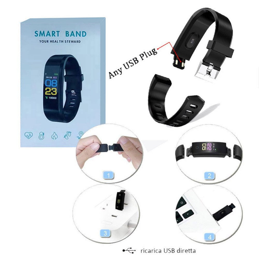Foto 3 | Reloj Inteligente Fitness Tracker a Prueba de Agua - Venta Internacional