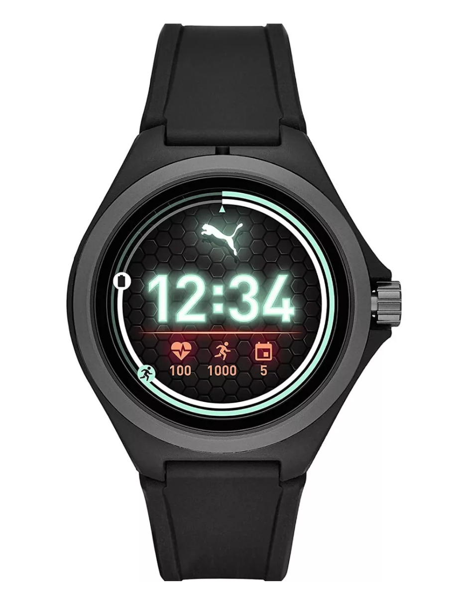 Foto 1 | Smartwatch Puma PT9100 con correa de silicona Negro
