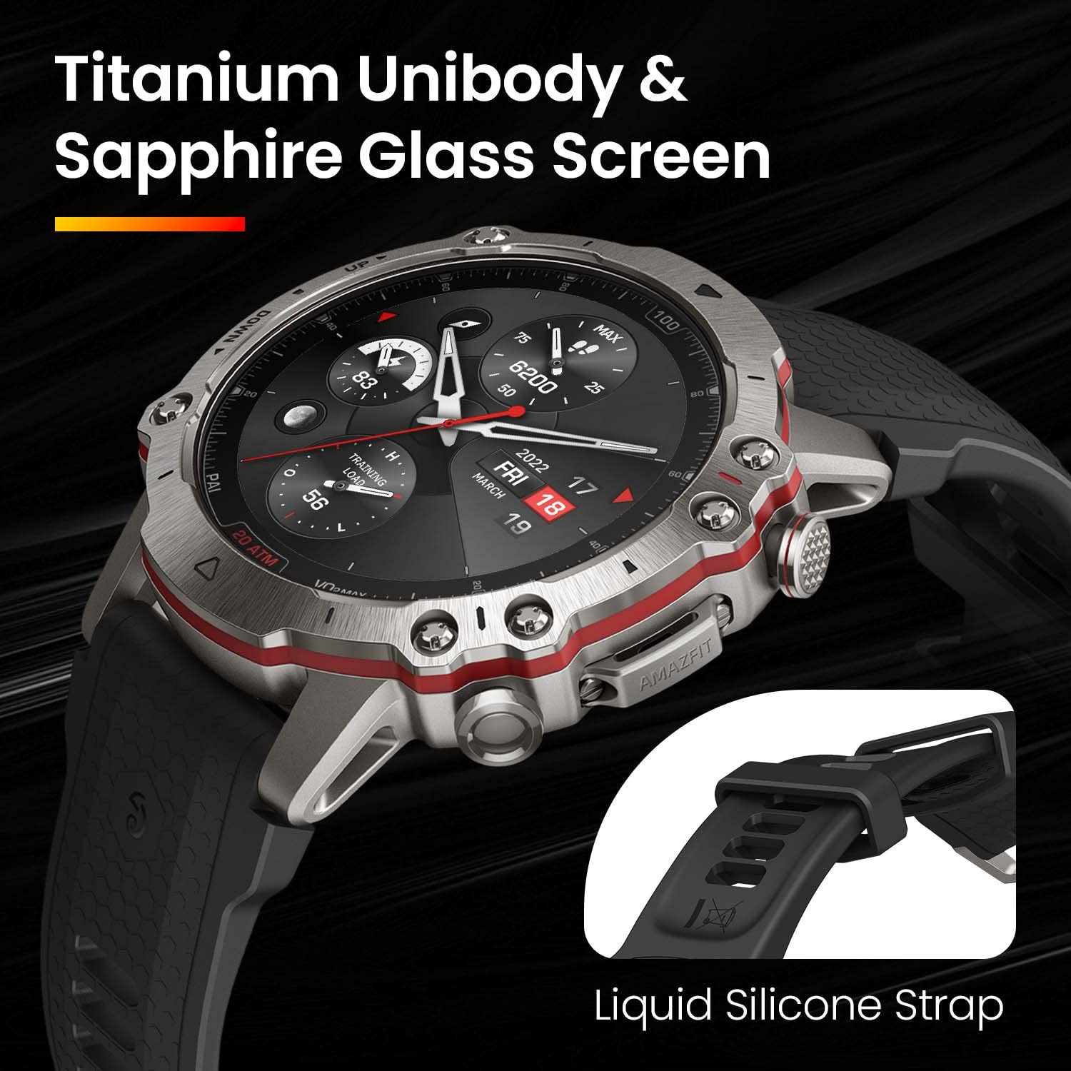 Foto 5 pulgar | Reloj Inteligente Amazfit Falcon Premium 49 Mm Titanio 200 M Wr - Venta Internacional.