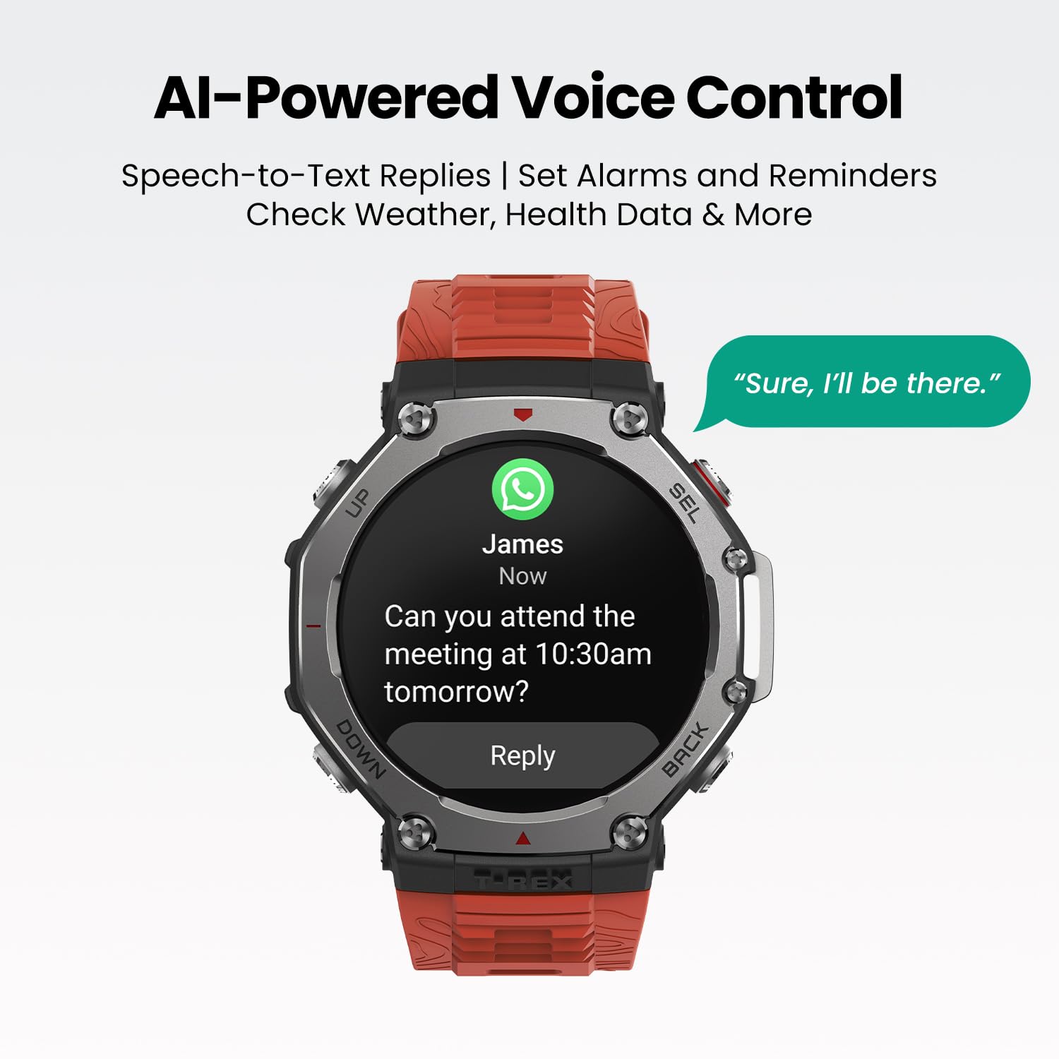 Foto 2 | Reloj Inteligente Amazfit T-rex 3, Robusto Y Militar, 48 Mm, Gps Para Android/iphone - Venta Internacional.