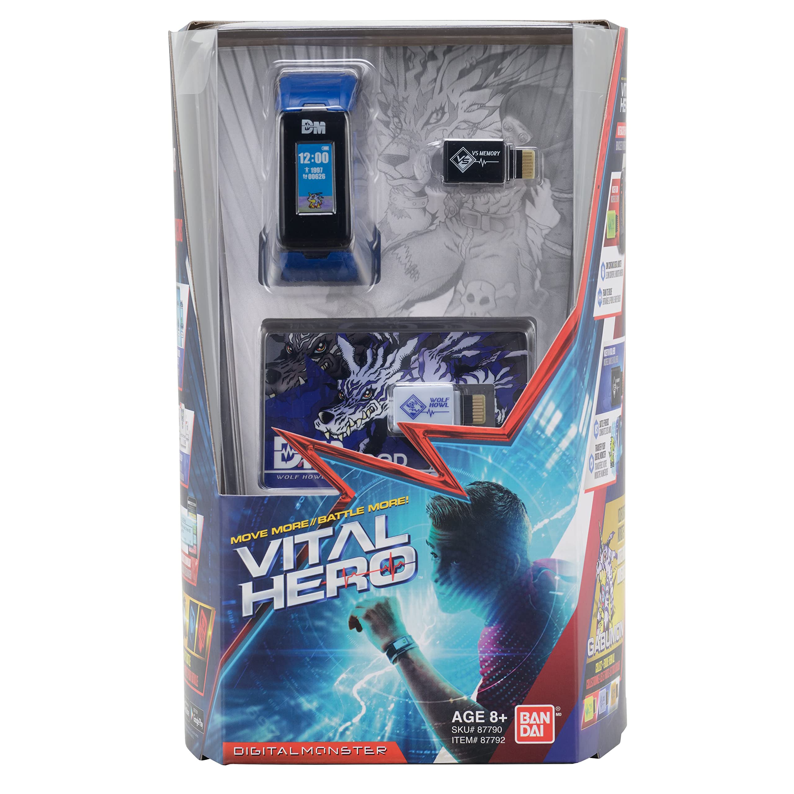 Foto 2 pulgar | Monitor De Actividad Física Bandai Namco Digimon Vital Hero Blue - Venta Internacional.