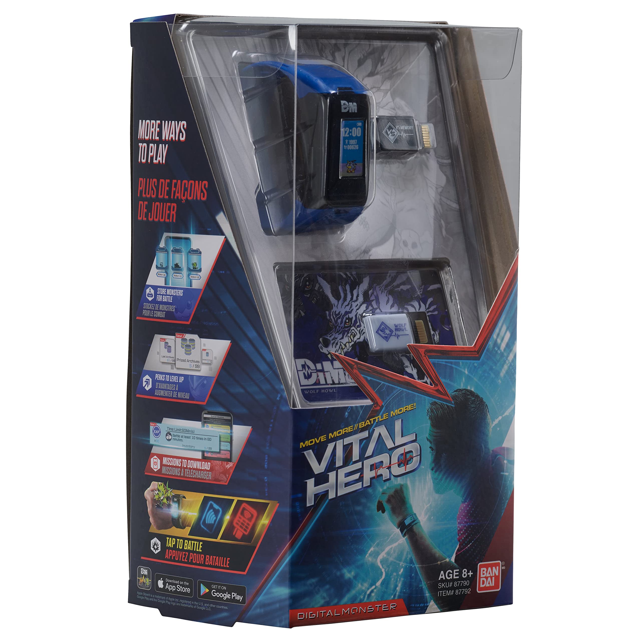 Foto 4 | Monitor De Actividad Física Bandai Namco Digimon Vital Hero Blue - Venta Internacional.