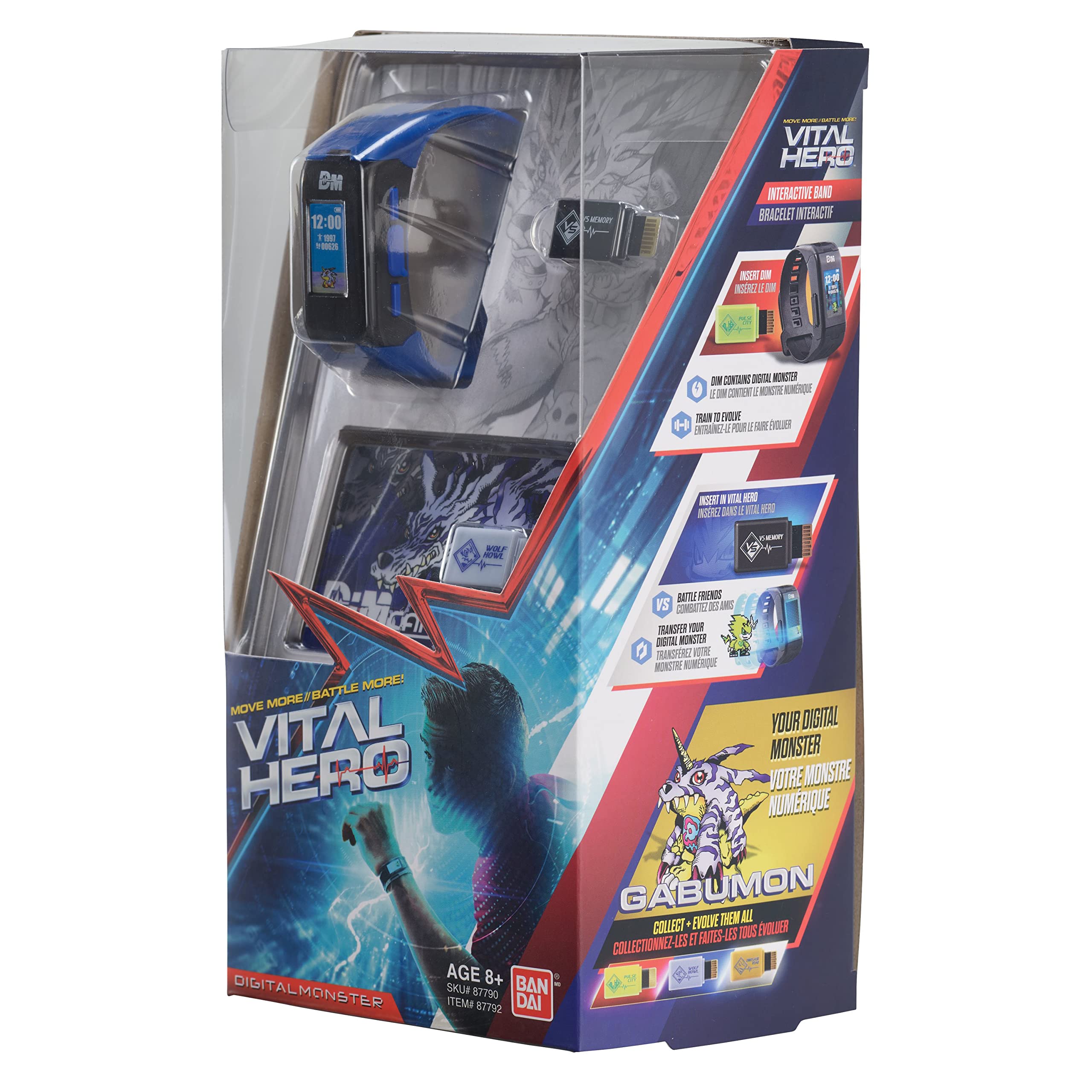 Foto 6 pulgar | Monitor De Actividad Física Bandai Namco Digimon Vital Hero Blue - Venta Internacional.