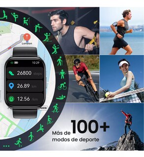 Foto 4 | Smartwatch Reloj Inteligente Llamada 1.85'' Filwans Gts Mini Color Blanco