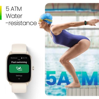 Foto 7 | Reloj Inteligente Gts 4 Mini con Alexa Gps 120+ Sport Pink - Venta Internacional