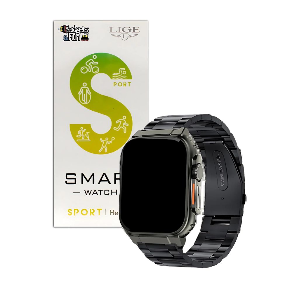 Foto 5 pulgar | Smartwatch Gadgets & Fun Square Acero para Hombre
