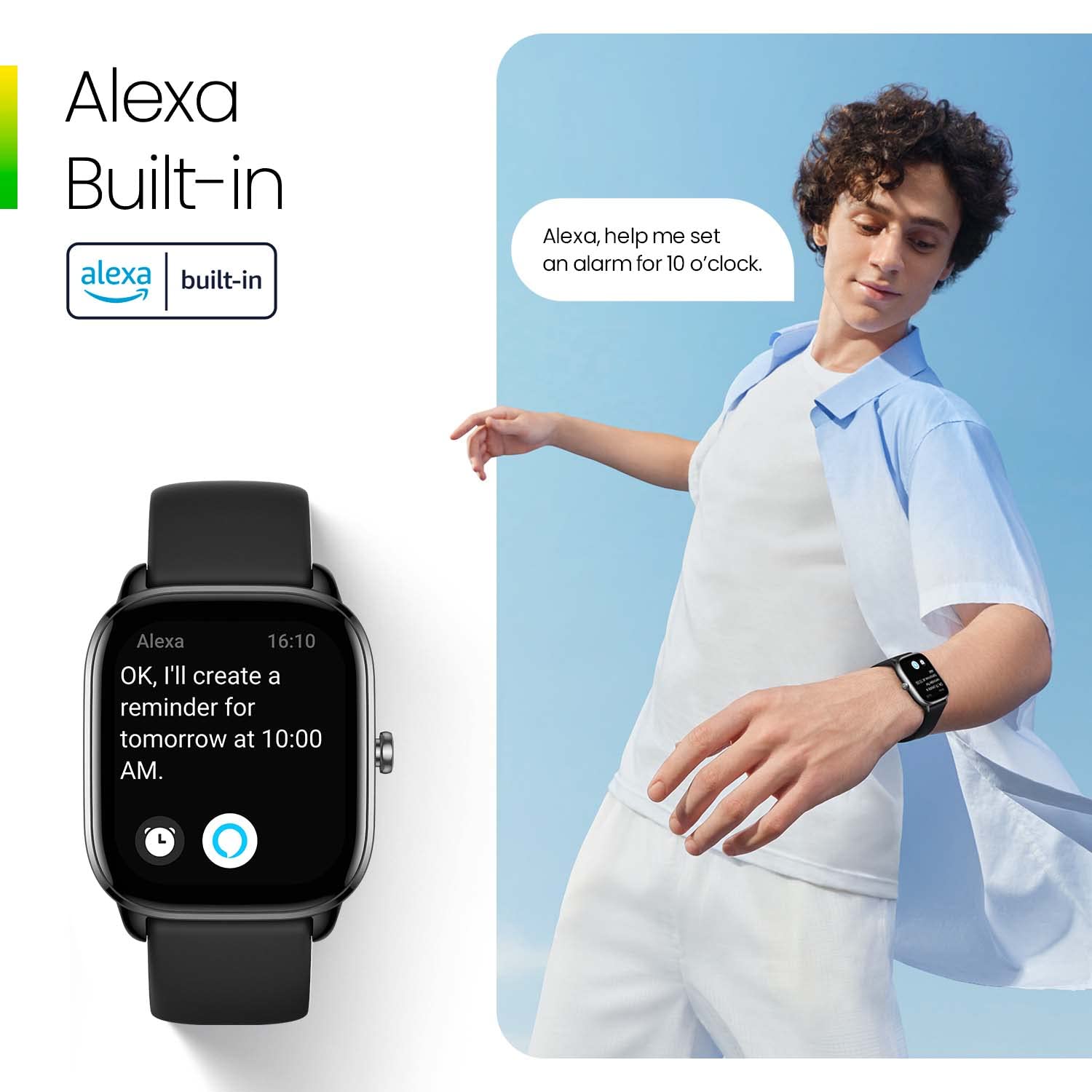 Foto 4 pulgar | Reloj Inteligente Amazfit GTS 4 Mini con Alexa GPS Más de 120 Modos Deportivos - Venta Internacional