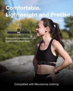 Foto 2 | Cinturón de Frecuencia Cardíaca Suunto Smart Superior Tracking Negro - Venta Internacional