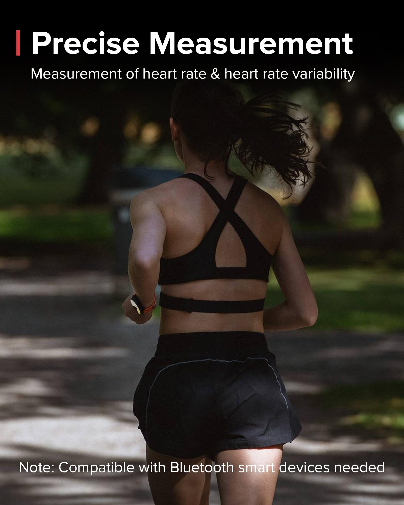 Foto 4 | Cinturón de Frecuencia Cardíaca Suunto Smart Superior Tracking Negro - Venta Internacional
