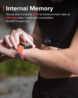 Foto 6 | Cinturón de Frecuencia Cardíaca Suunto Smart Superior Tracking Negro - Venta Internacional