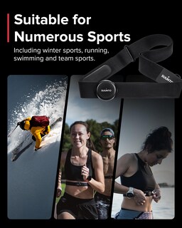 Foto 7 | Cinturón de Frecuencia Cardíaca Suunto Smart Superior Tracking Negro - Venta Internacional