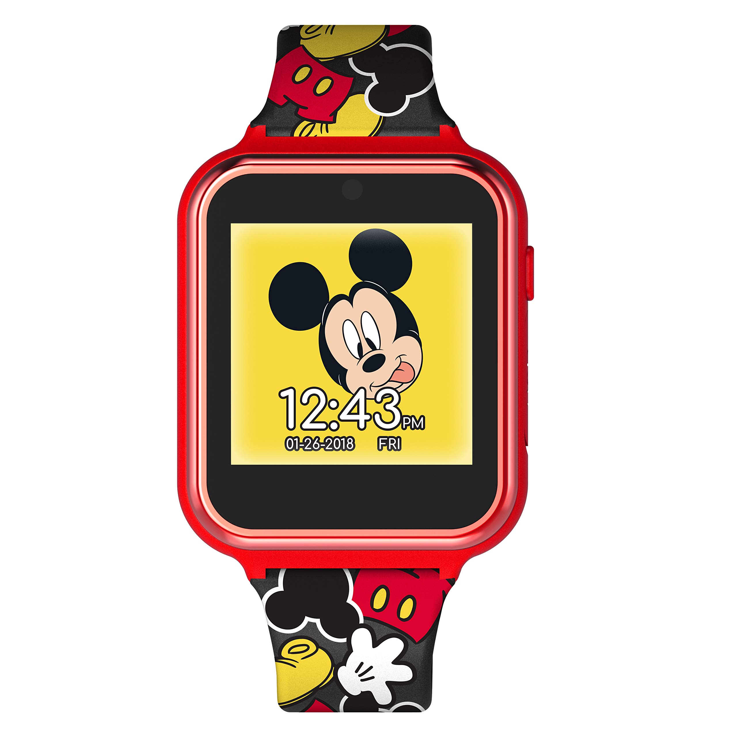 Foto 3 pulgar | Reloj Inteligente Accutime Kids Disney Mickey Mouse Rojo Negro Mk4089az - Venta Internacional.