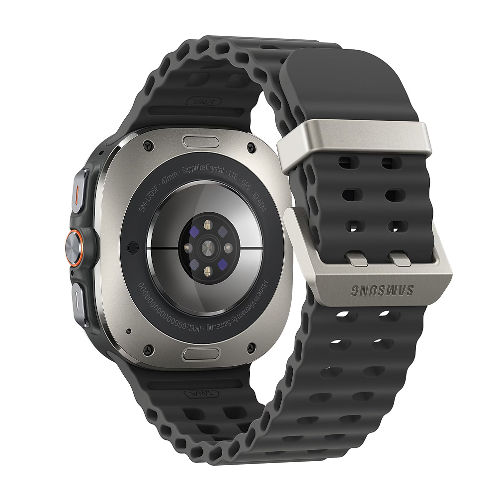 Foto 4 pulgar | Samsung Galaxy Watch Ultra 47mm Lte Plata Titanium Correa Negra