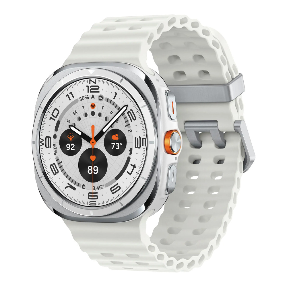 Foto 2 pulgar | Samsung Galaxy Watch Ultra 47mm Lte Plata Titanium Correa Blanca