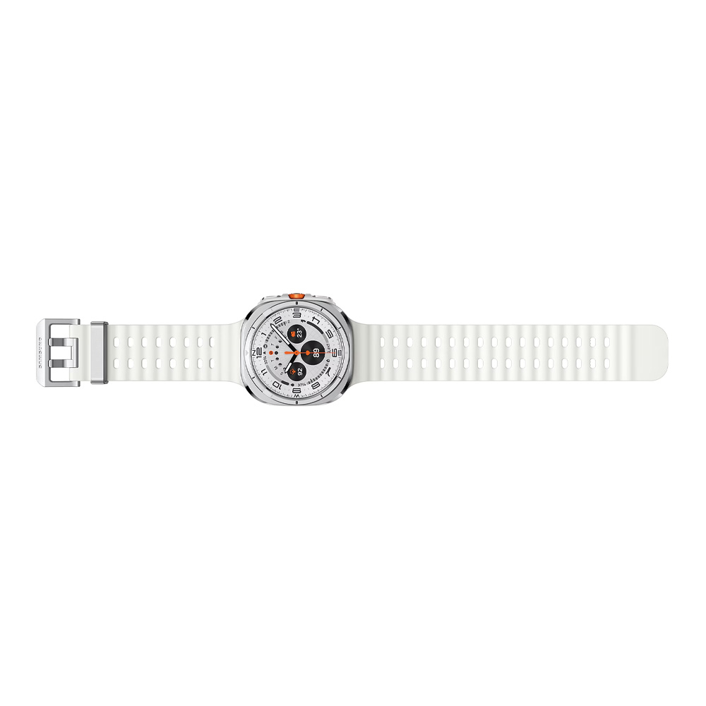 Foto 5 pulgar | Samsung Galaxy Watch Ultra 47mm Lte Plata Titanium Correa Blanca