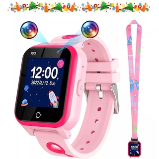 Foto 2 | Reloj Inteligente Para Niños Con Música Y Cámara Y 18 Juegos Eo Safe Imports Esi-14616-1 Rosa