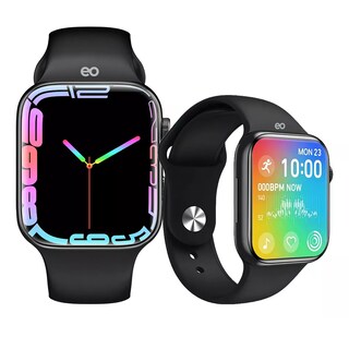 Foto 2 | Reloj Inteligente Bluetooth Sensor Cardíaco Y Oxígeno Eo Safe Imports Esi-15348-1 Negro