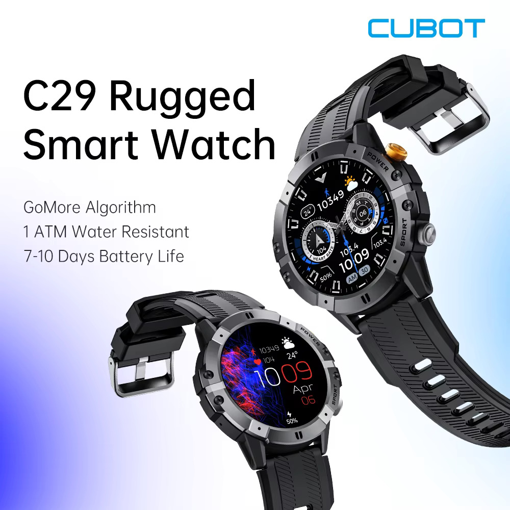 Foto 2 | Smartwatche Cubot C29 Detección de Spo2 Frecuencia Cardíaca Bluetooth - Venta Internacional