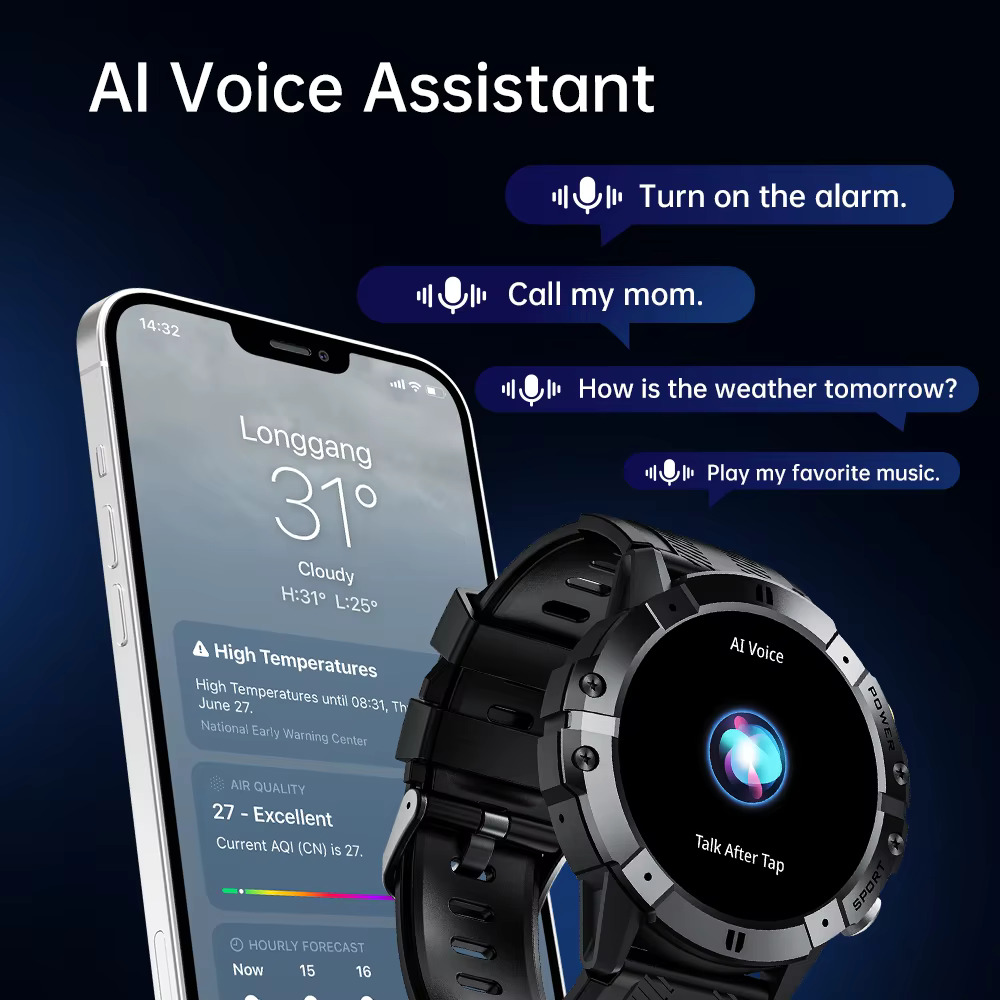 Foto 7 | Smartwatche Cubot C29 Detección de Spo2 Frecuencia Cardíaca Bluetooth - Venta Internacional
