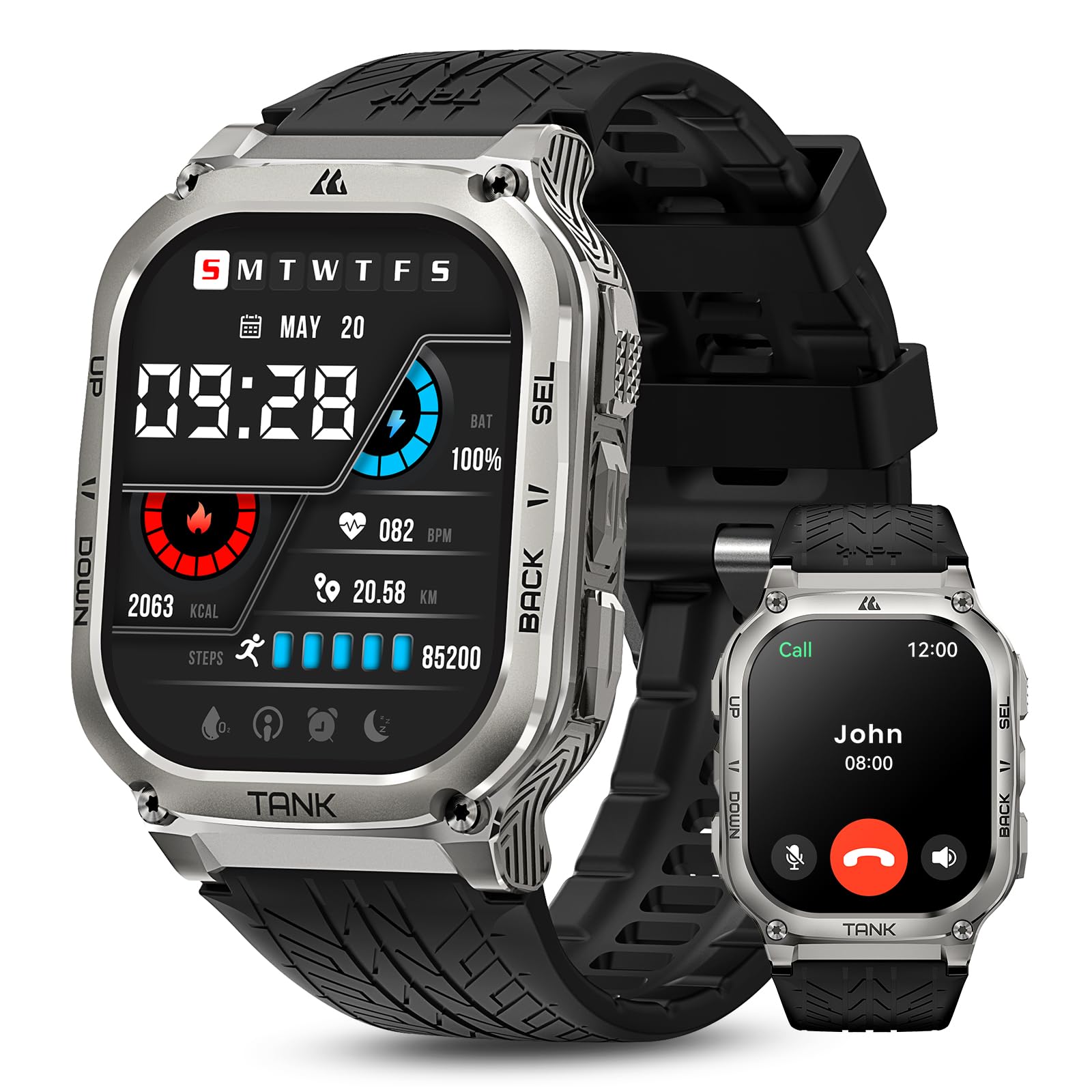 Foto 1 | Reloj Inteligente Amaztim Military M3 Ultra Gps 50 M Resistente al Agua - Venta Internacional