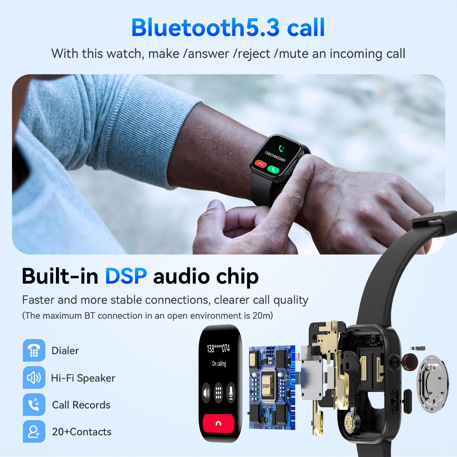 Foto 3 pulgar | Reloj Inteligente Aeac con Pantalla Amoled Resistente al Agua - Venta Internacional