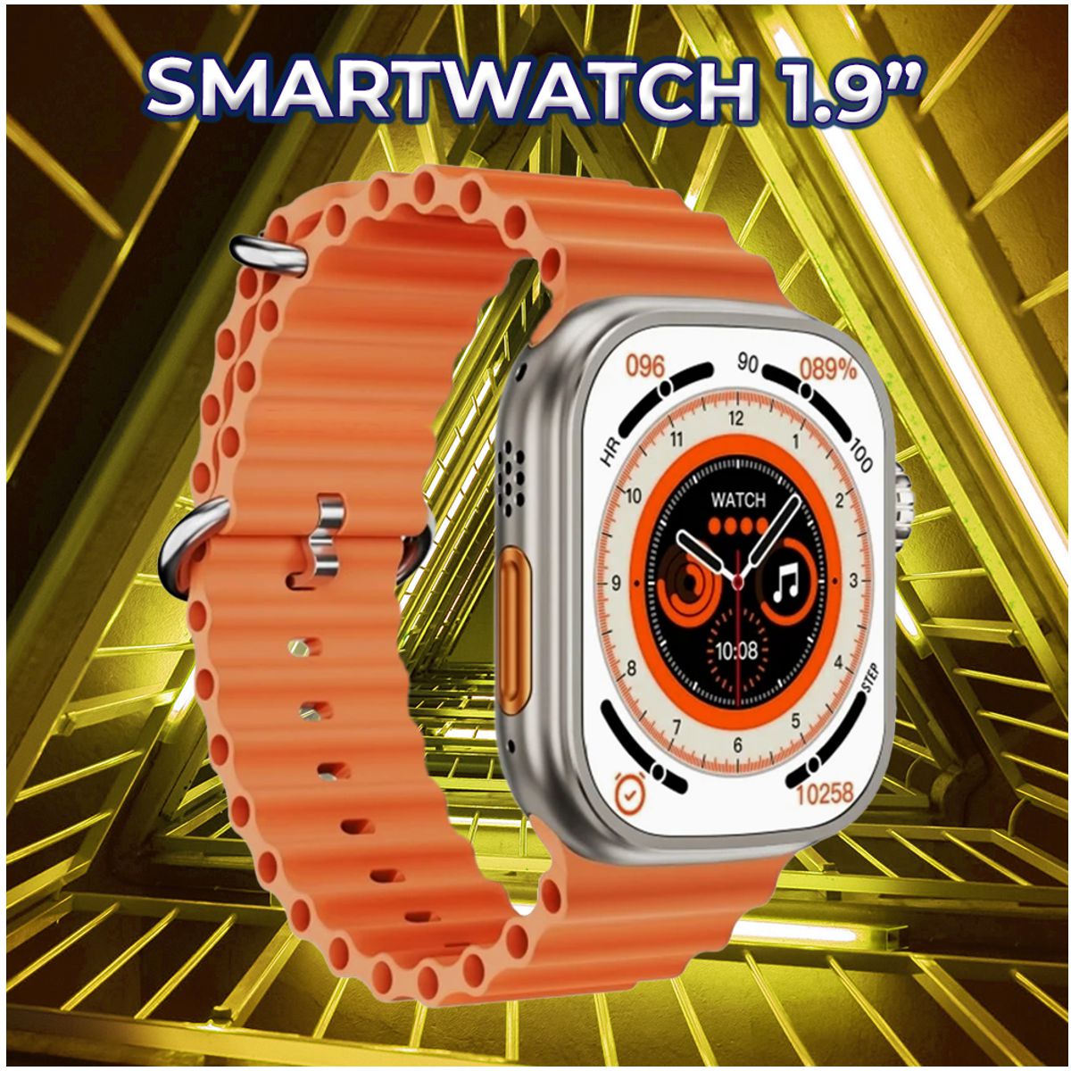 Foto 3 pulgar | Smarwatch Tipo S9ultra Con 7 Correas Carga Inalámbrica Real Antisalpicaduras