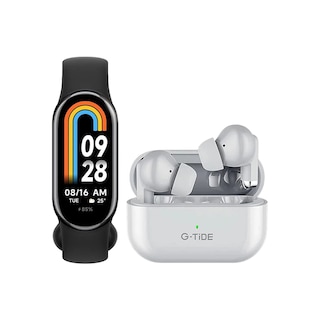 Foto 2 | Reloj Xiaomi Smart Band 8 Dorado+audífonos L22