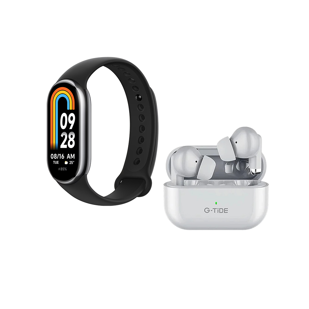 Foto 4 pulgar | Reloj Xiaomi Smart Band 8 Dorado+audífonos L22