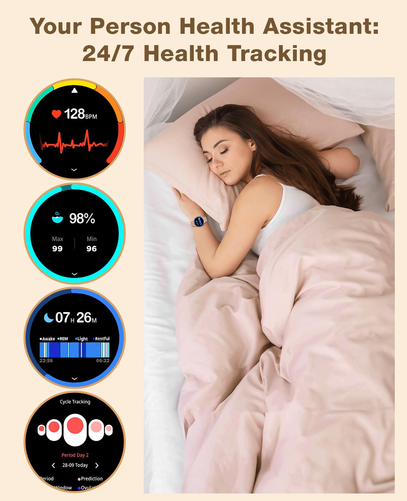 Foto 4 pulgar | Smartwatch Souyie con Pantalla Amoled 1,43 Pulgadas Bluetooth Android E Ios - Venta Internacional