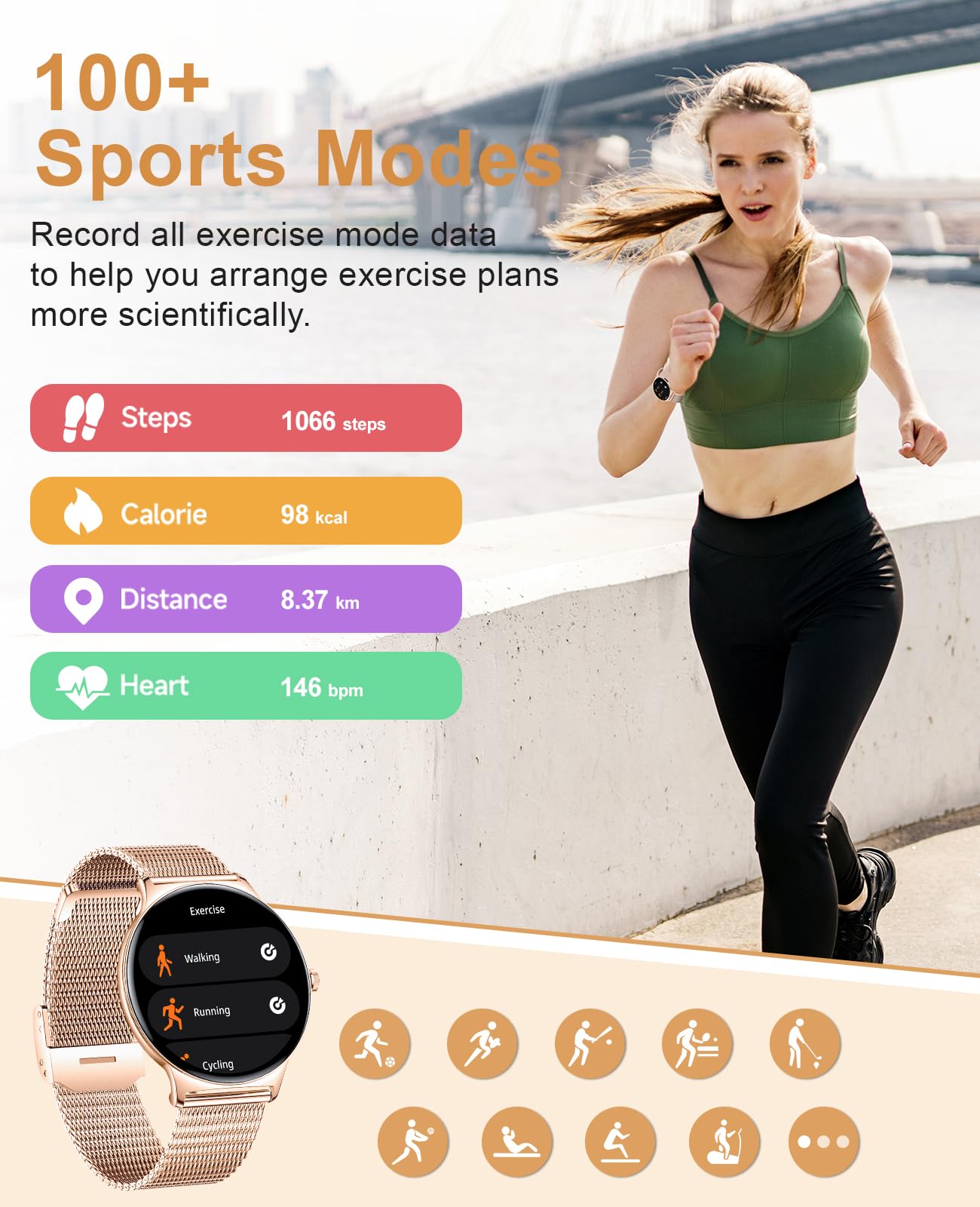 Foto 5 pulgar | Smartwatch Souyie con Pantalla Amoled 1,43 Pulgadas Bluetooth Android E Ios - Venta Internacional