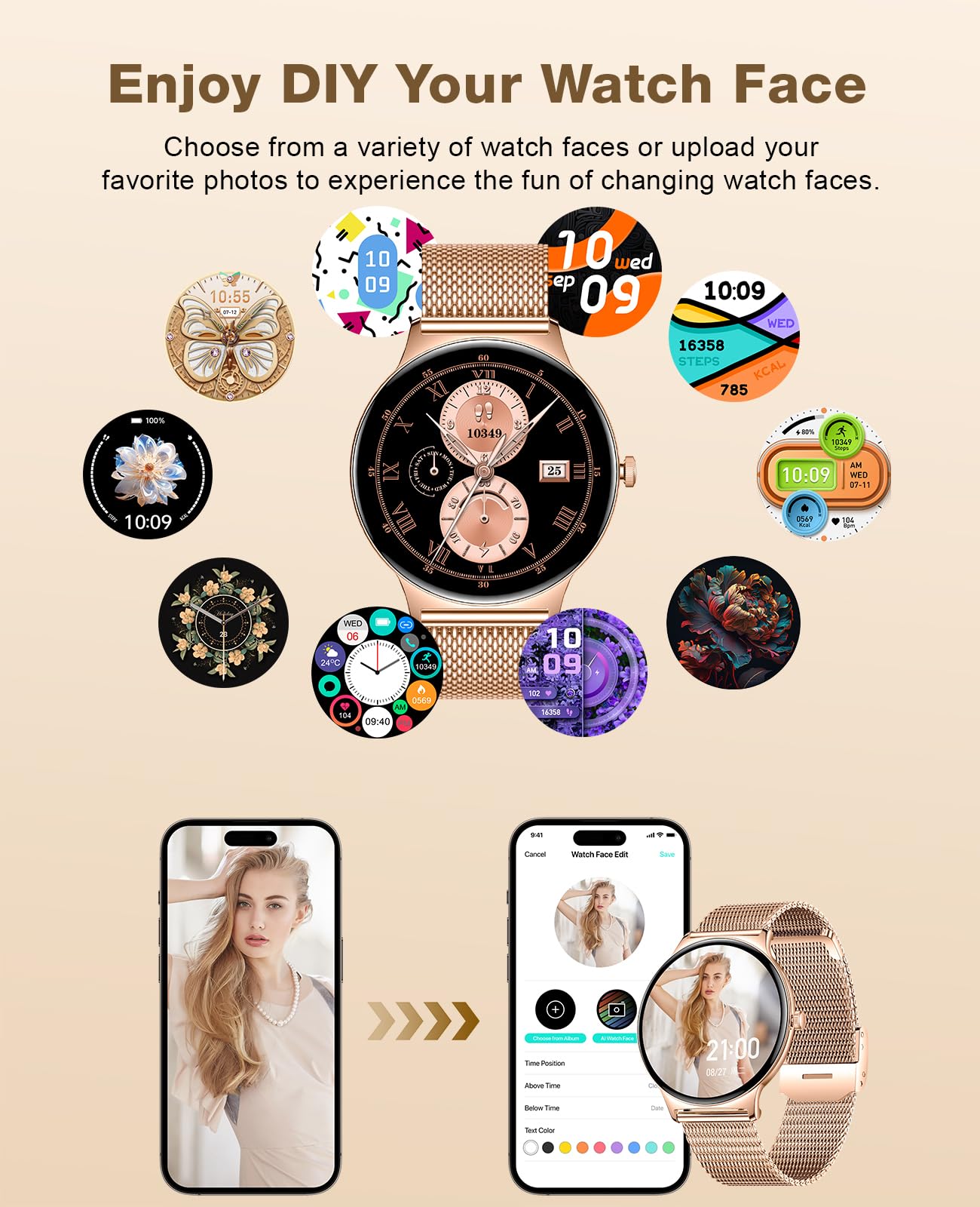 Foto 8 pulgar | Smartwatch Souyie con Pantalla Amoled 1,43 Pulgadas Bluetooth Android E Ios - Venta Internacional