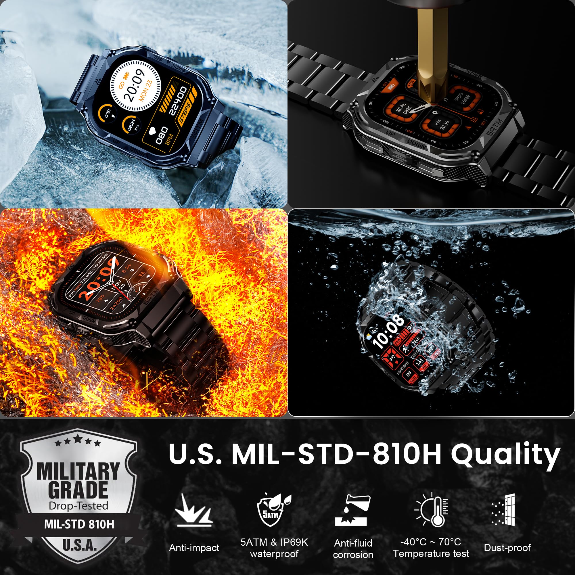 Foto 3 pulgar | Smartwatch Gps Amaztim M3e con Posicionamiento por Satélite 6 - Venta Internacional