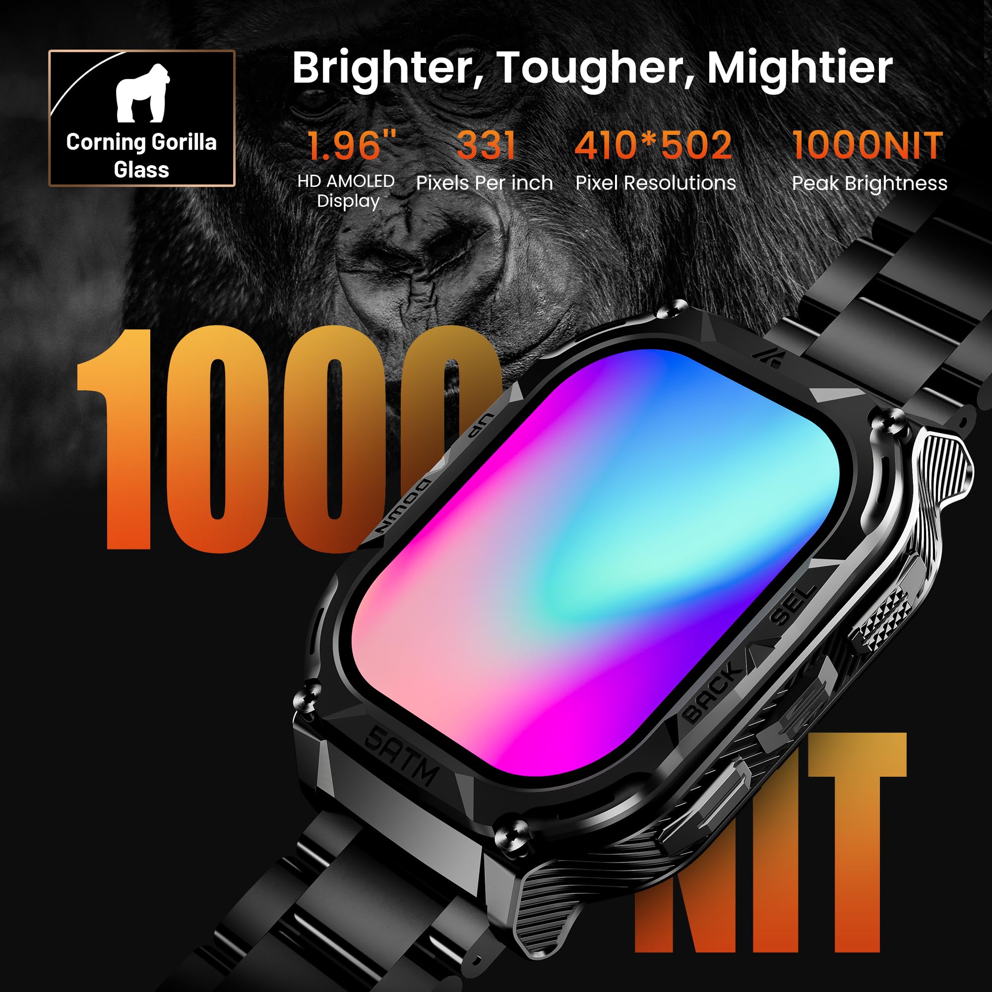 Foto 6 pulgar | Smartwatch Gps Amaztim M3e con Posicionamiento por Satélite 6 - Venta Internacional
