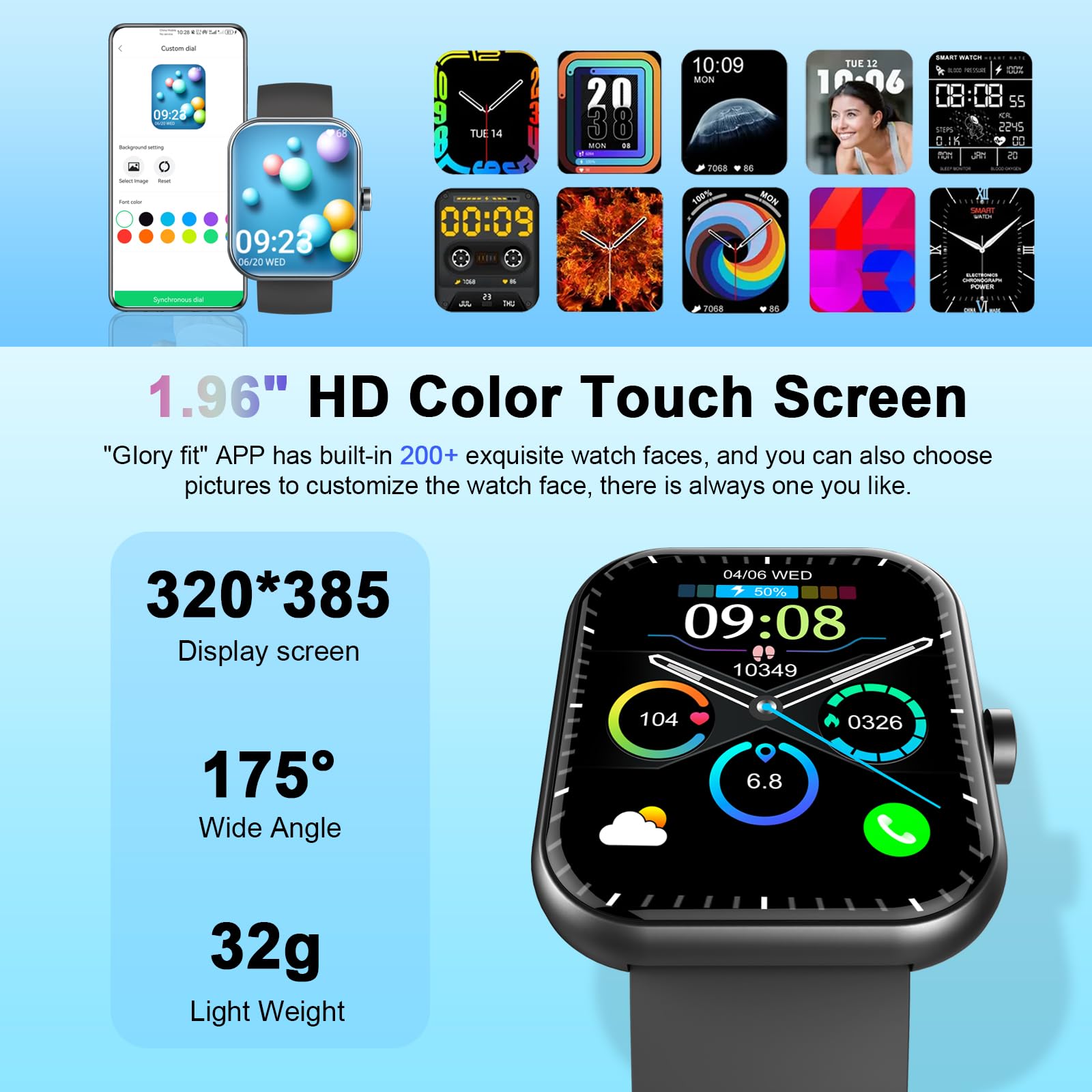 Foto 3 pulgar | Smartwatch Motast Ip68 a Prueba de Agua - Venta Internacional