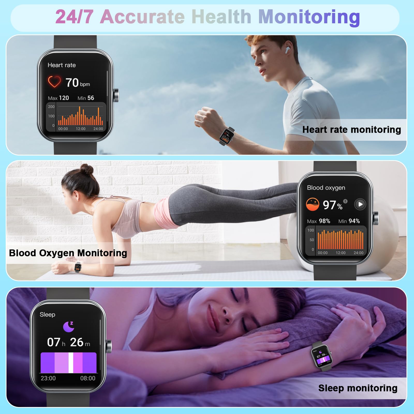 Foto 5 pulgar | Smartwatch Motast Ip68 a Prueba de Agua - Venta Internacional