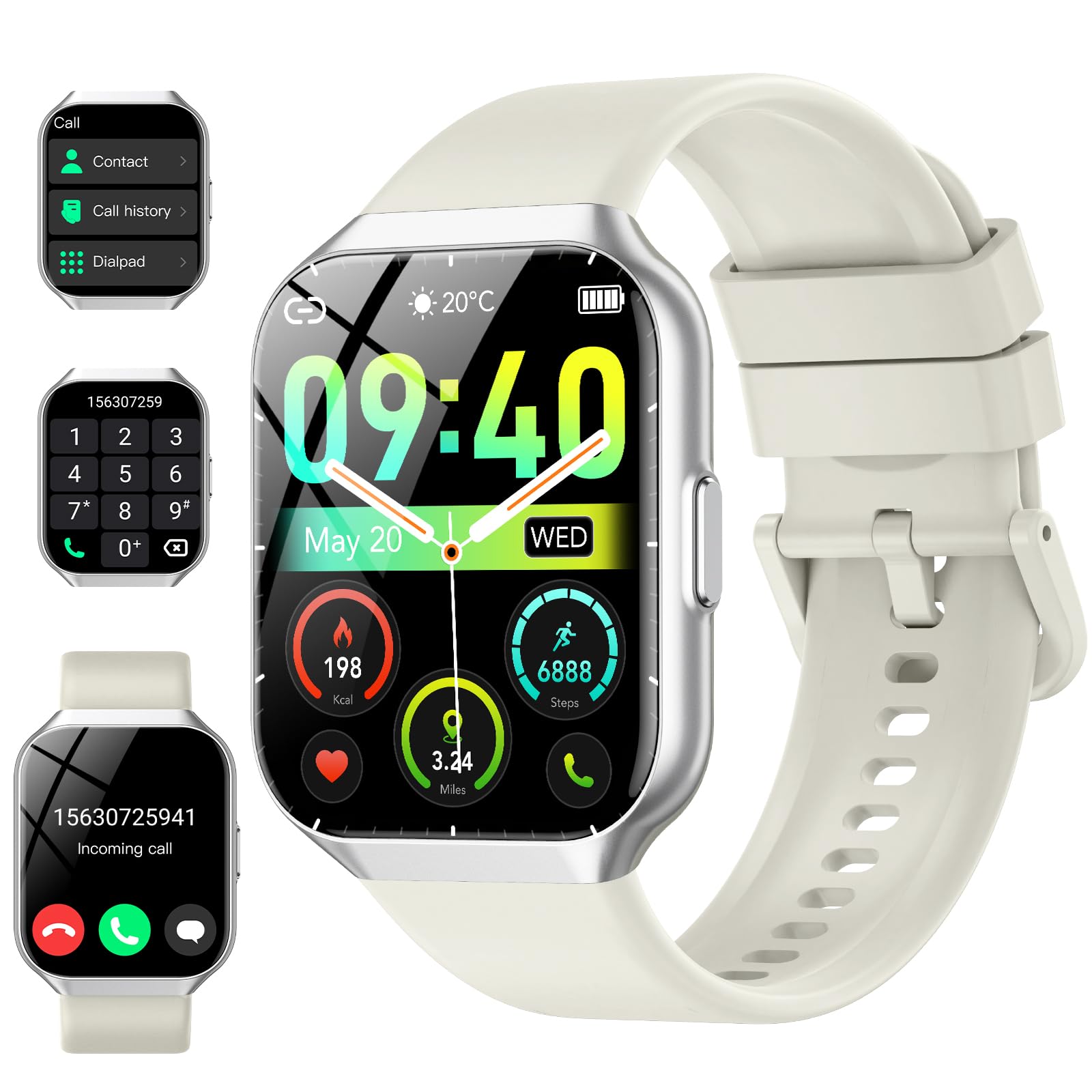 Foto 2 pulgar | Reloj Inteligente Cascho P98 1.96 Pulgadas Ip68 - Venta Internacional