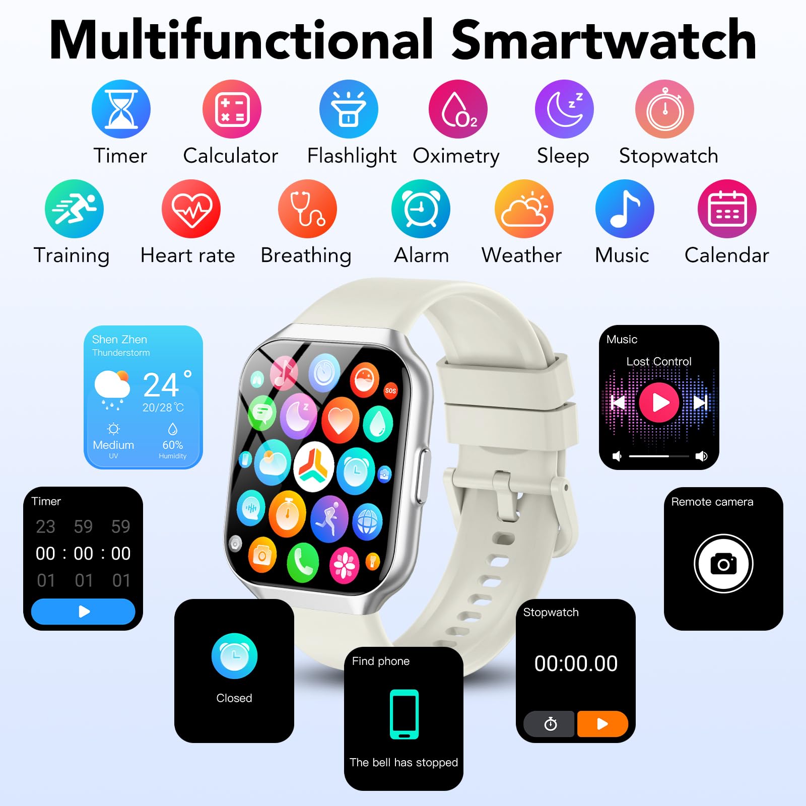 Foto 7 pulgar | Reloj Inteligente Cascho P98 1.96 Pulgadas Ip68 - Venta Internacional
