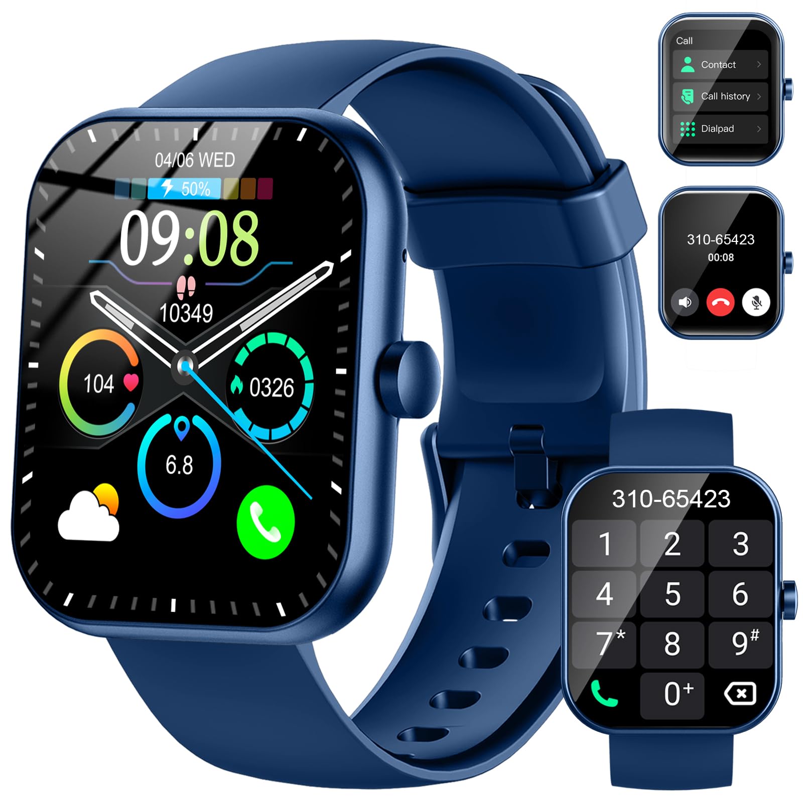 Foto 2 pulgar | Reloj Inteligente Motast 2025 1.96 Pulgadas HD Fitness 110+ Sport IP68 - Venta Internacional