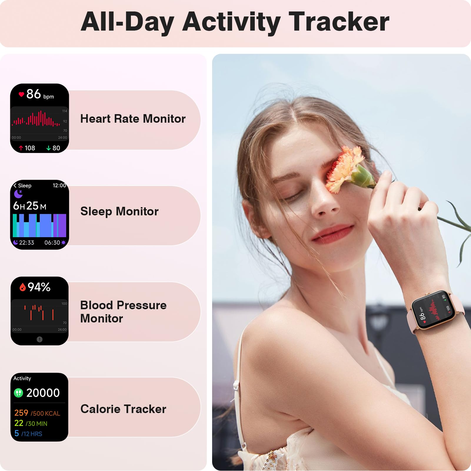 Foto 4 pulgar | Smartwatch Aeac 1,8 Pulgadas con Alexa iPhone y Android Ip68 - Venta Internacional