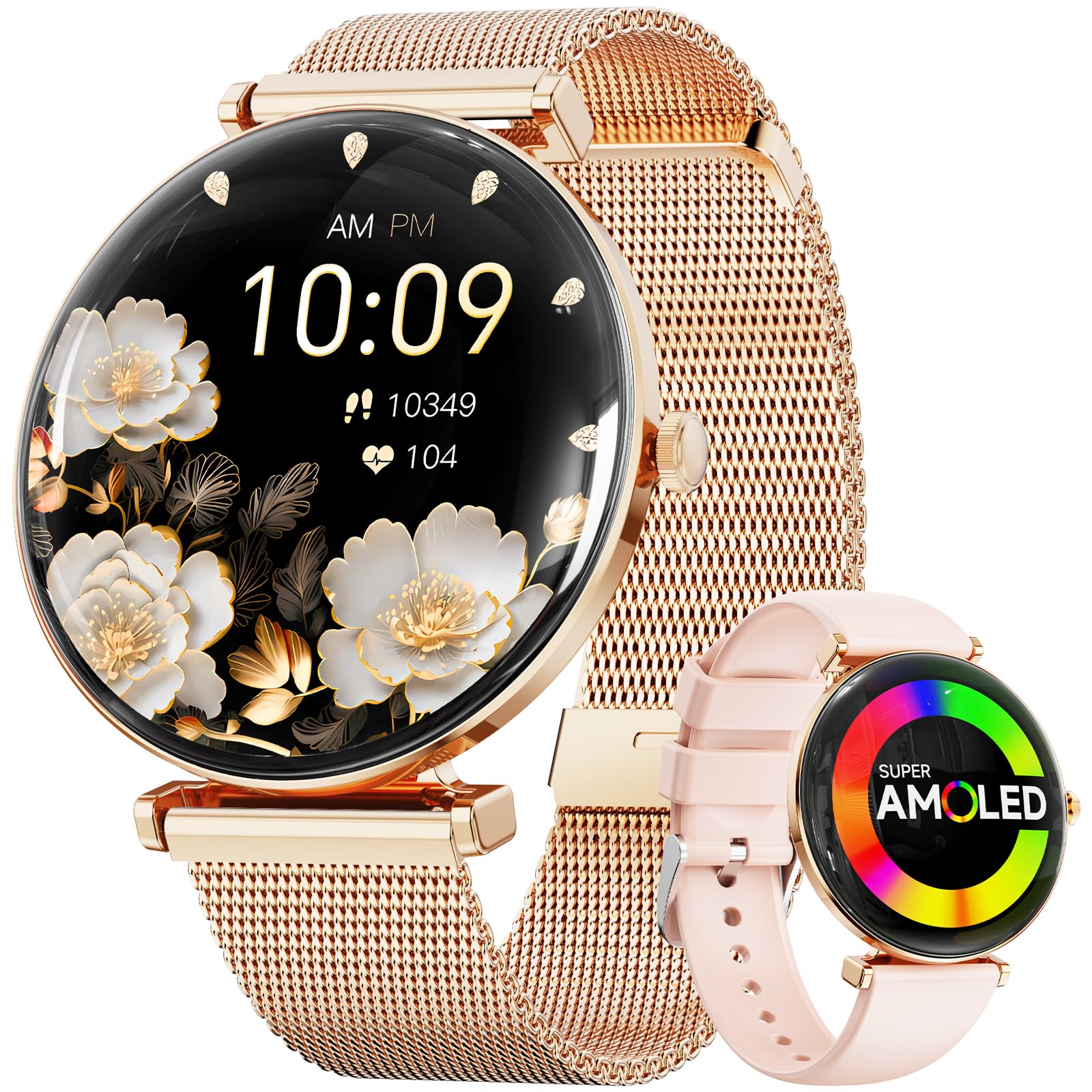 Foto 2 pulgar | Smartwatch Hwagol Call Metal Slim para Mujer IP68 - Venta Internacional