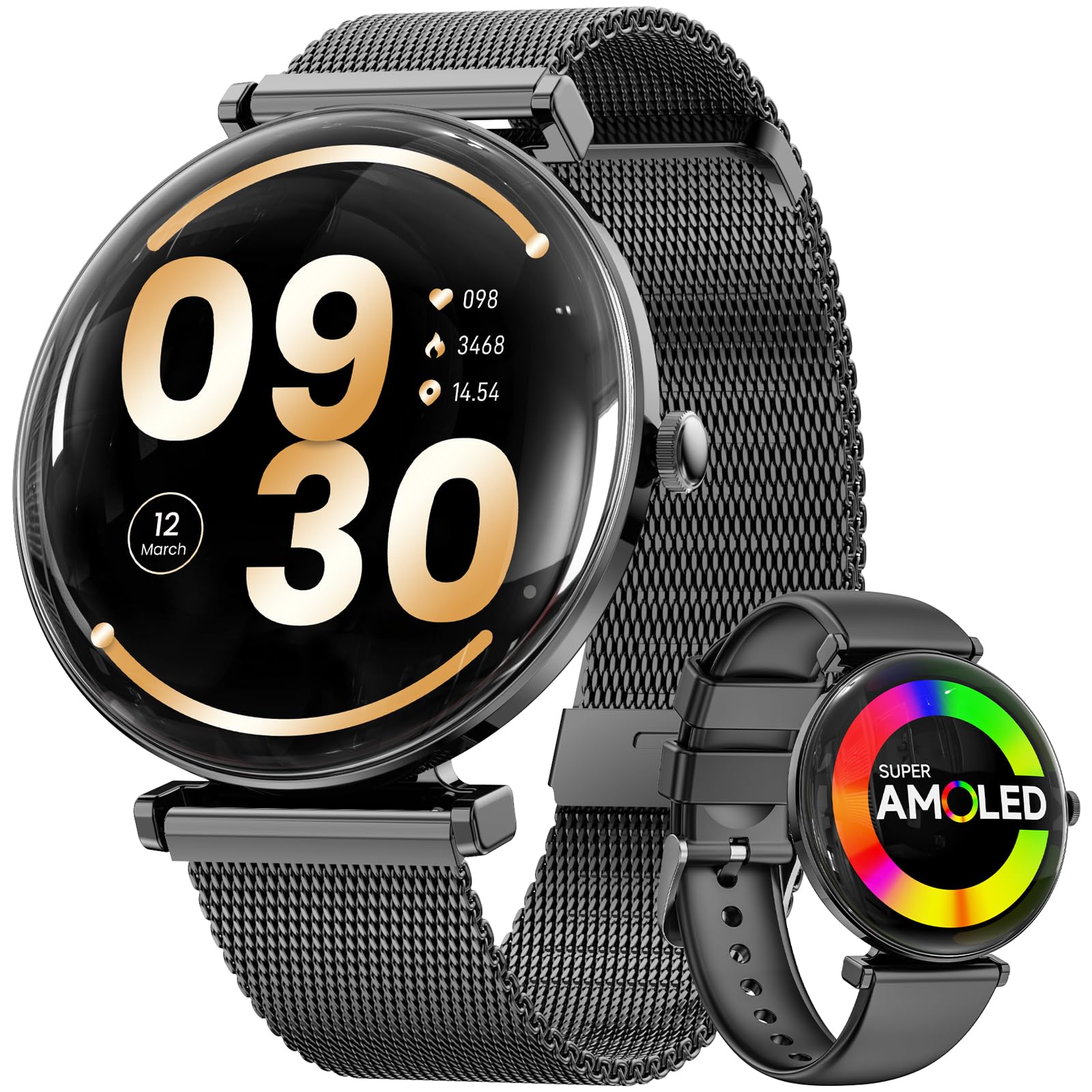 Smartwatch Hwagol Unisex Android y iPhone IP68 Resistente al Agua - Venta Internacional
